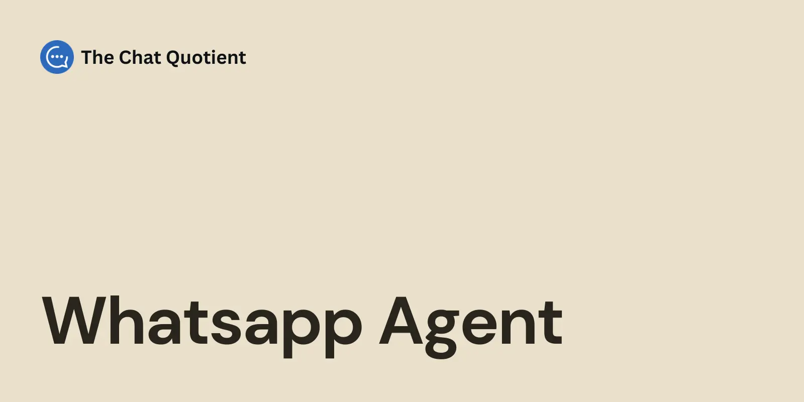 Comment créer un agent WhatsApp qui gère vos conversations clients 24h/24