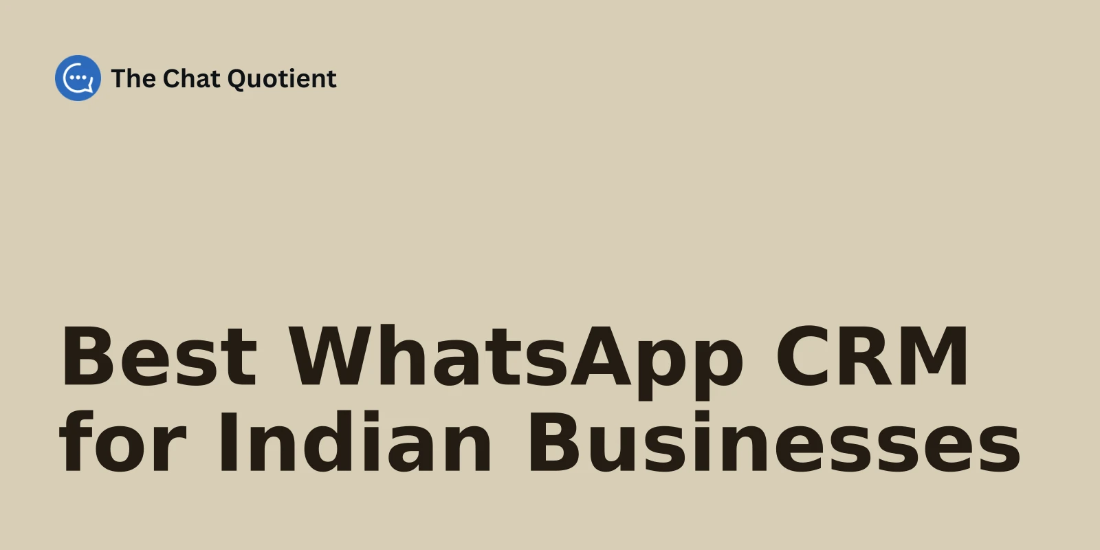 INR price tags for Zoho, Kommo, WATI, and Chat Quotient next to a WhatsApp chat icon on an Indian map outline